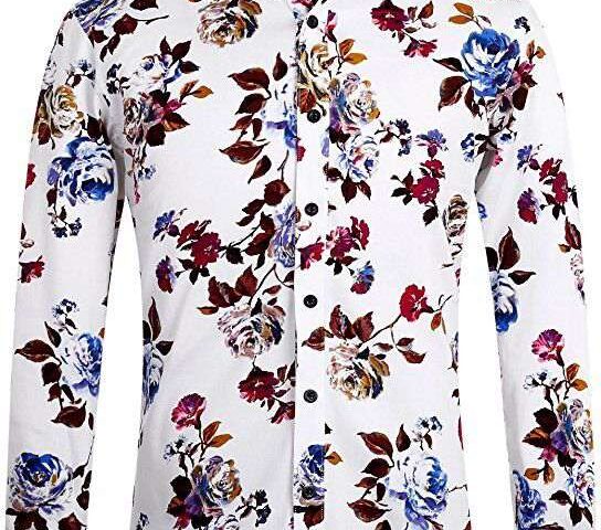 299 rs only flower style casual men shirt long sleeve thesparkshop.in